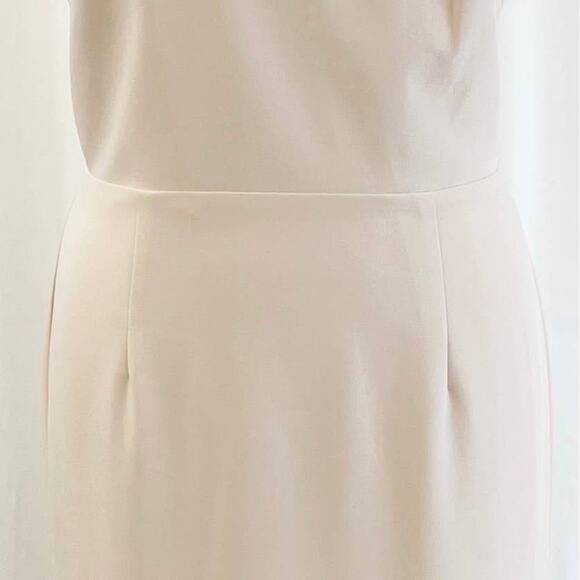 NEW IEENA For Mac Duggal‎ Womens 14 Bow Halter Criss-Cross Column Gown Blush - Picture 15 of 16